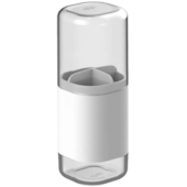 Porta Escova Dual Branco Ou  Porta Escova Dual Branco Ou