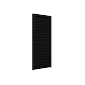 Porta Giro Laminada 215x75cm Direita Preta Lucasa
