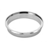 Porta Grelha Redonda Cromada 100mm Krona  Porta Grelha Redonda Cromada 100mm Krona