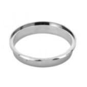 Porta Grelha Redonda Cromada 150mm Krona  Porta Grelha Redonda Cromada 150mm Krona