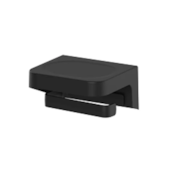 Porta Papel Higiênico Eleve Preto Ou