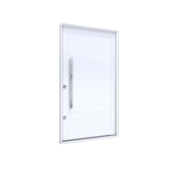 Porta Pivotante de Alumínio 225x130 Esquerda Branca Lucasa Porta Pivotante de Alumínio 225x130 Esquerda Branca Lucasa