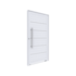 Porta Pivotante Esquerda 105x215cm Lambri com Friso Lucasa