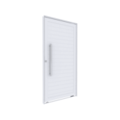 Porta Pivotante Esquerda 105x215cm Lambri Puxador Lucasa
