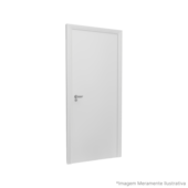 Porta Premium 80x210cm Laca Branco Velluto Rocha Porta
