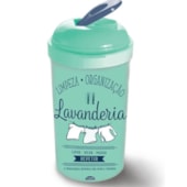 Porta Sabão Em Pó Plástico Decorado Redondo Plasutil Porta Sabão Em Pó Plástico Decorado Redondo Plasutil