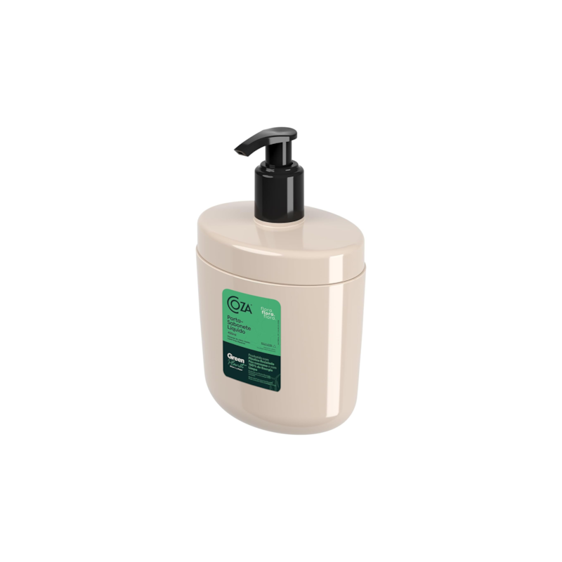 Porta Sabonete Líquido Flora 450ml Areia Coast Coza