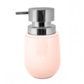 Porta Sabonete Líquido New Belly Cromo Rosa Ou  Porta Sabonete Líquido New Belly Cromo Rosa Ou