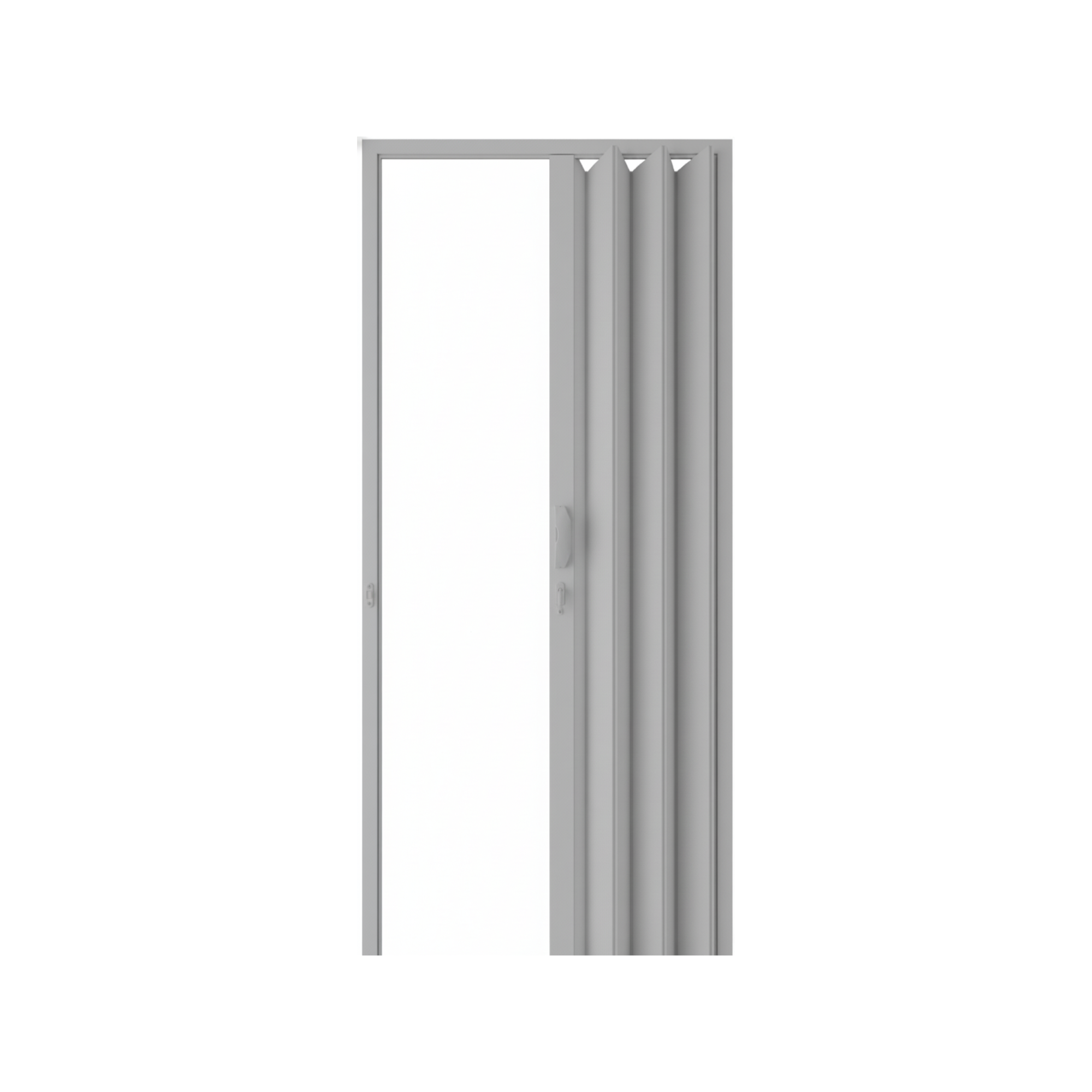 Porta Sanfonada 60x210cm Cinza Fortlev - Apotiguar