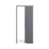 Porta Sanfonada 60x210cm Cinza Perfilplast