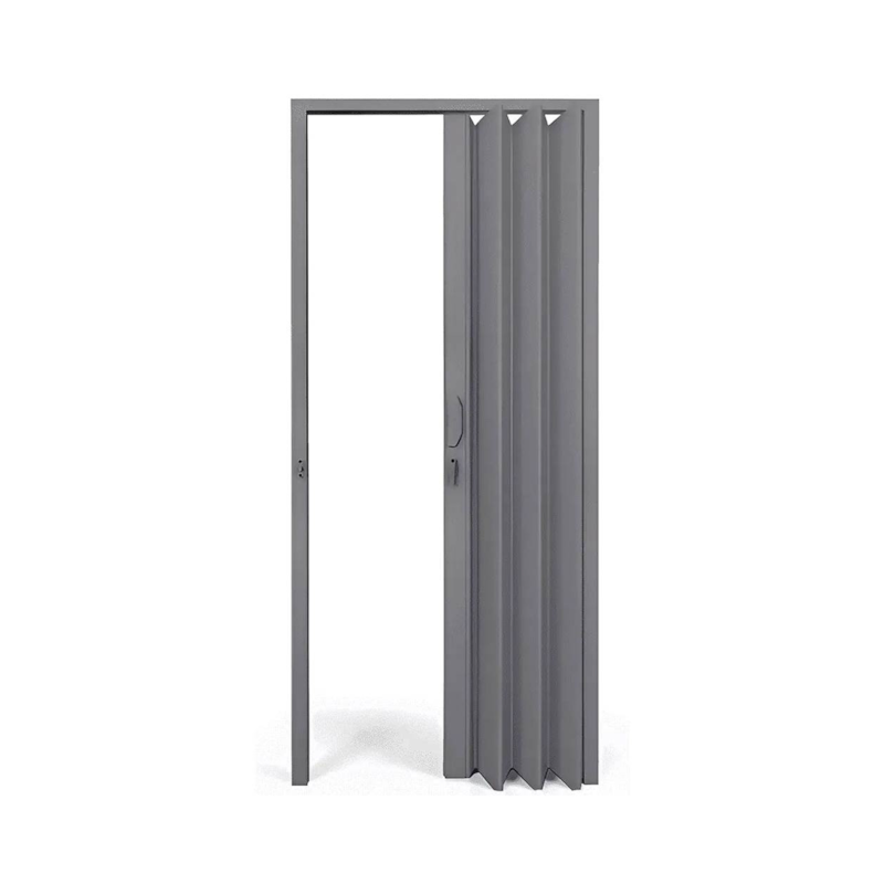 Porta Sanfonada 60x210cm Cinza Perfilplast