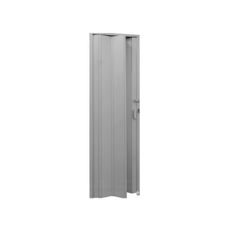 Porta Sanfonada 90x210cm Cinza Perfilplast