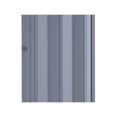 Porta Sanfonada Plástico PVC Cinza Easy 80x210cm Araforros