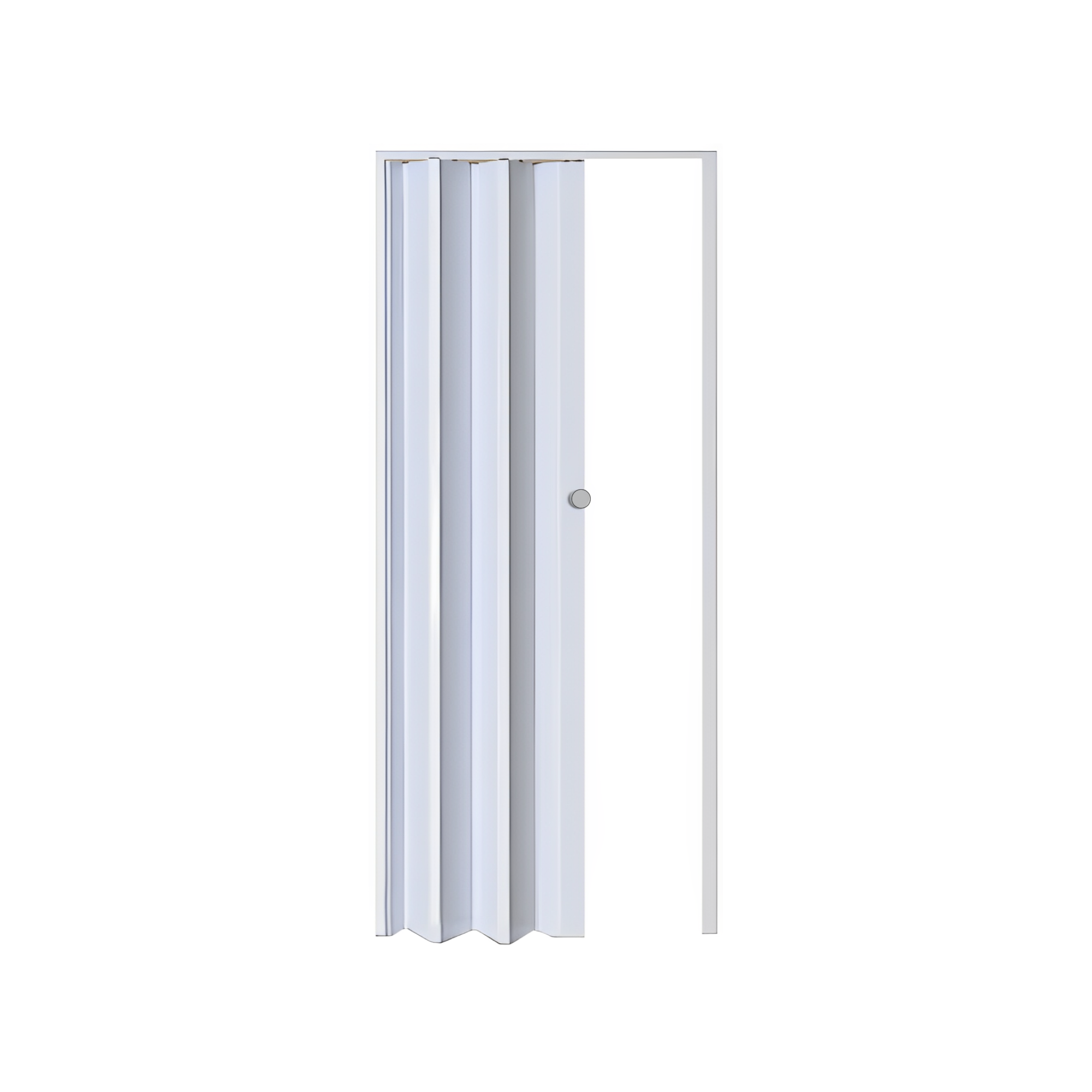 Porta Sanfonada PVC Branca Easy Lock 60x210cm Araforros - Apotiguar