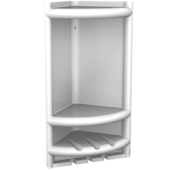 Porta Shampoo Bellart Branco Durin Porta Shampoo Bellart Branco Durin