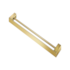 Porta-Toalha Bastão Duplo DocolFlat 676mm Dourado Polido Docol