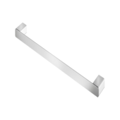 Porta Toalha Bastão Flat 60cm Cromado Escovado Docol