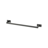 Porta Toalha de Banho Dom 50cm Ônix Escovado Perflex