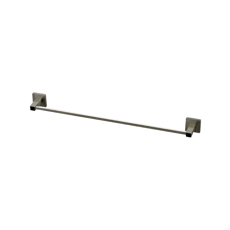 Porta Toalha de Banho Quadra 64,3cm Ônix Escovado Perflex