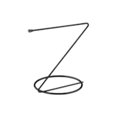 Porta Toalha de Lavabo Preto Fosco Schmitt Porta Toalha de Lavabo Preto Fosco Schmitt