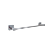 Porta Toalha de Metal com Barra de 60cm Cromado Qualiz