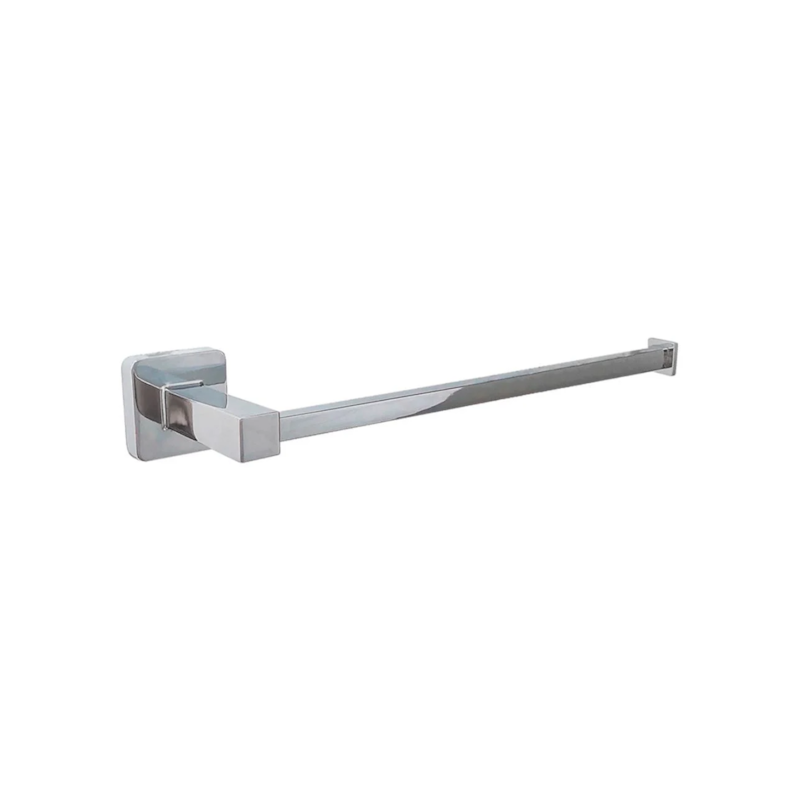 Porta Toalha de Metal para Rosto Prime Cromado Qualiz