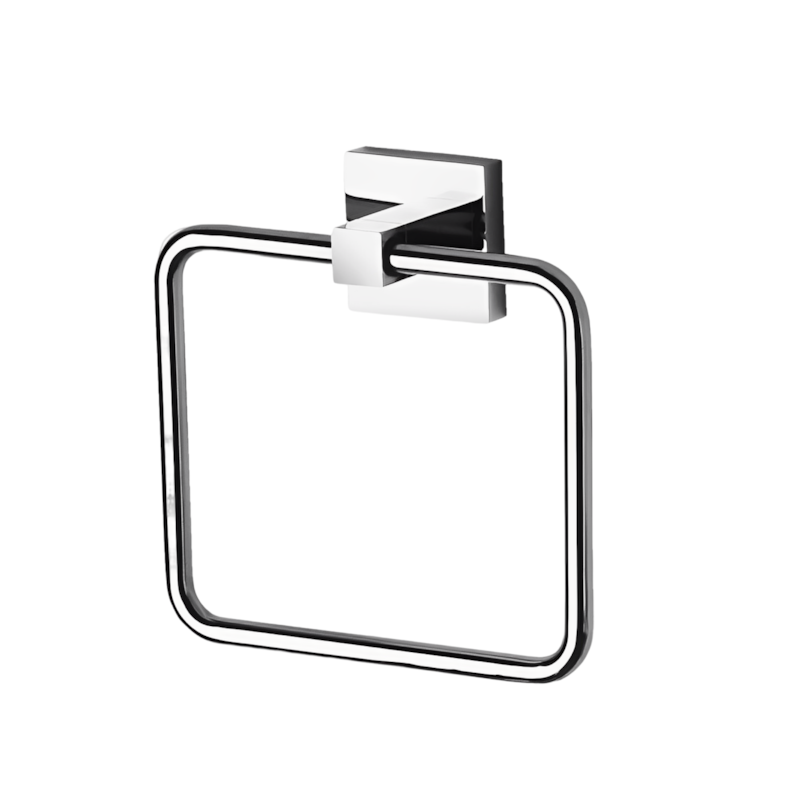 Porta Toalha de Rosto Quadra Cromado 12120510 Perflex