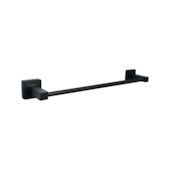 Porta Toalha Preto Quadrado Prime 60 cm Qualiz