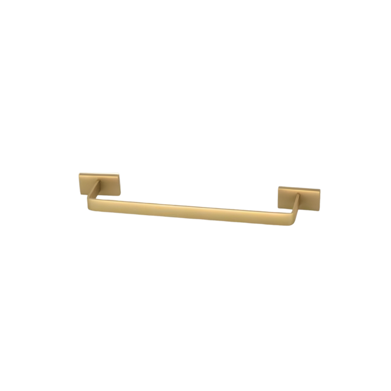 Porta Toalha Rosto Dom Dourado Fosco Perflex