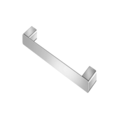 Porta-Toalhas de Rosto Flat 30cm Cromado Escovado Docol