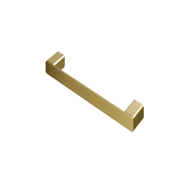 Porta-Toalhas de Rosto Flat 30cm Dourado Escovado Docol