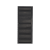 Porta Veneziana 60x210cm Preto Lado Esquerdo Lider