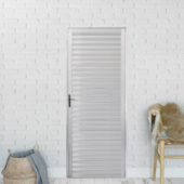 Porta Veneziana 70x210cm Natural Lado Direito Líder