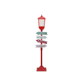 Poste com Placas com Luz e Som Bivolt 145cm Zein