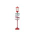 Poste com Placas com Luz e Som Bivolt 145cm Zein
