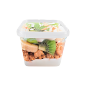 Pote com Lacre Quadrado 250ml 10 unidades Prafesta