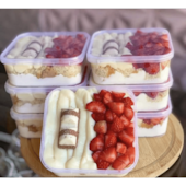 Pote com Lacre Quadrado 400ml 10un Prafesta