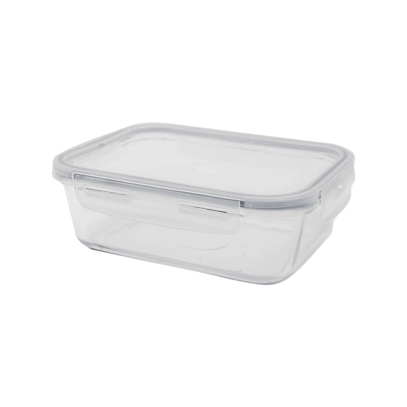 Pote de Vidro com Tampa de Plástico 1000ml Oikos