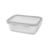 Pote de Vidro com Tampa de Plástico 600ml Oikos