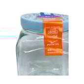 Pote Quadrado 1,3L Mix com Tampa Terazzo