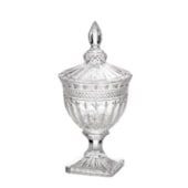 Potiche com Pé de Cristal Brandon 18,5CM Potiche com Pé de Cristal Brandon 18,5CM