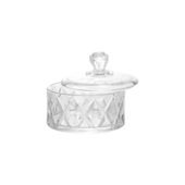Potiche de Cristal Deli Diamond 10,5x10,5x9,5cm Lyor