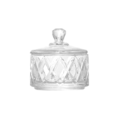 Potiche de Cristal Deli Diamond 6,5x6,5x7cm Lyor