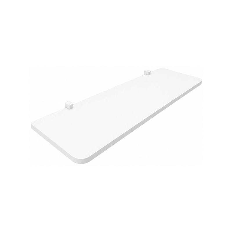 Prateleira Branca 1,2x25x80cm com Suporte Kids Prat-K