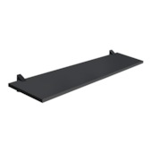 Prateleira Concept 25x80cm Preta com Suporte Prat-K Prateleira Concept 25x80cm Preta com Suporte Prat-K