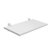 Prateleira Concept Branca com Suporte 1.5x25x40cm Ref.08850.050 Prat-K