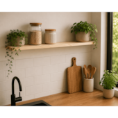 Prateleira de Pinus 60x20cm Bemfixa