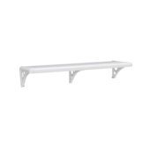 Prateleira de Pvc 120x30x3,5cm com Suporte Astra Prateleira de Pvc 120x30x3,5cm com Suporte Astra