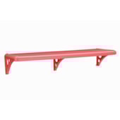 Prateleira de Pvc 80x20cm Pms/80Gba Goiaba com Suporte Astra
