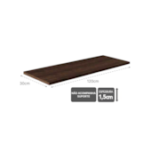 Prateleira Facility 30x120cm Branca Prat-K